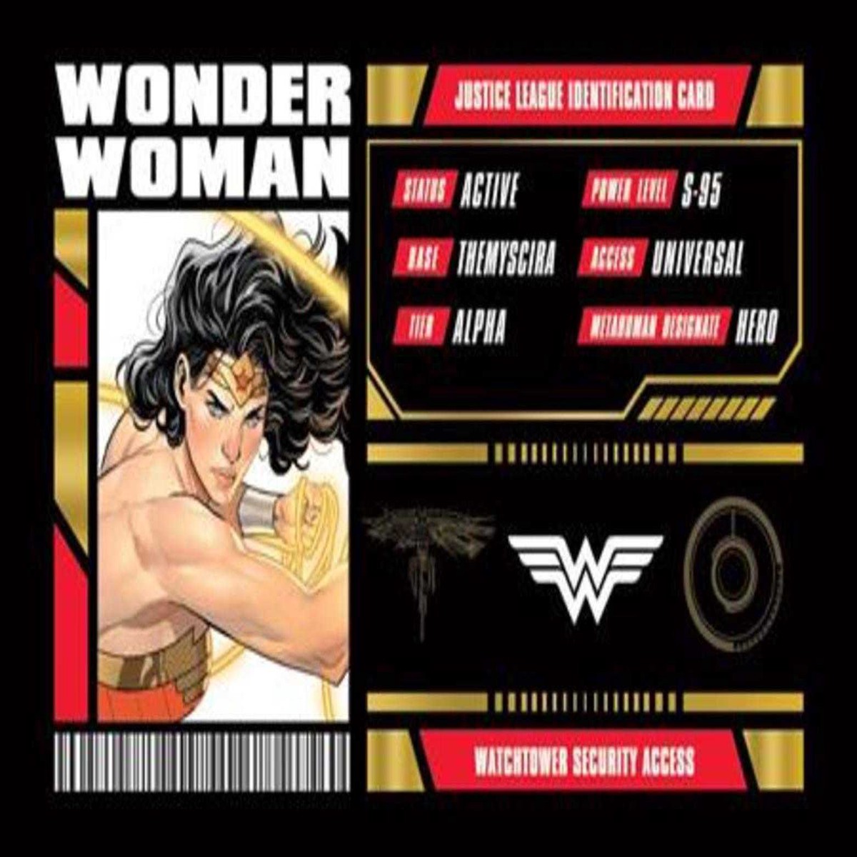 Wonder Woman Justice League Membership Card Opt-In Bundles Of 25