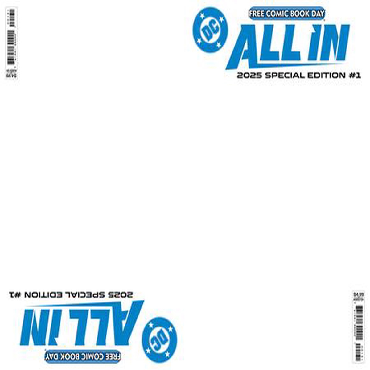 Free Comic Book Day 2025 - DC All In Absolute Universe Blank Variant