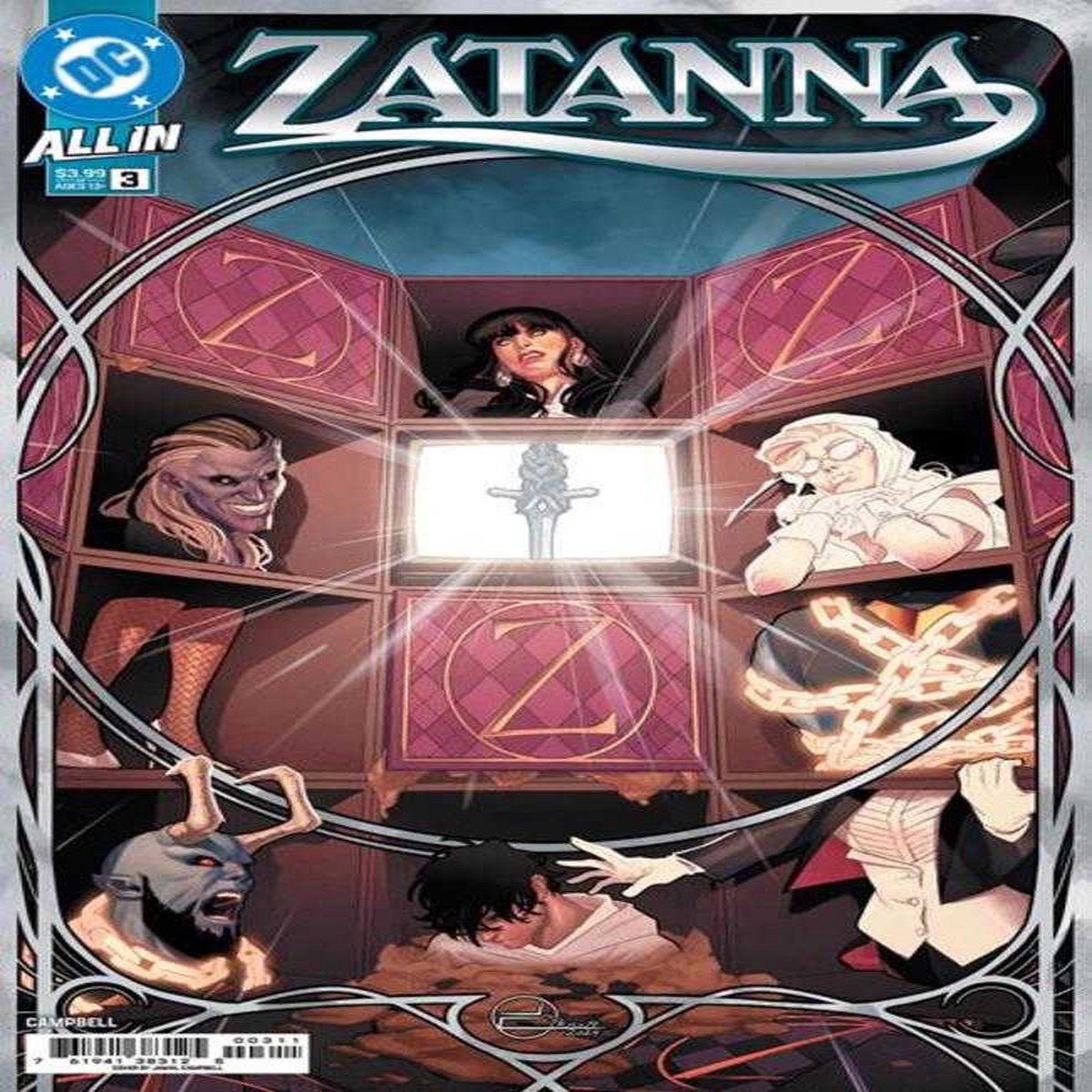 Zatanna #3 (Of 6) Cover A Jamal Campbell