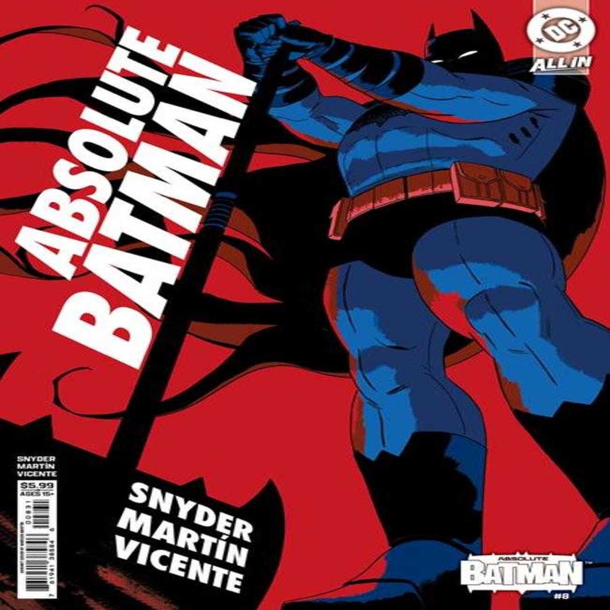 Absolute Batman #8 Cover C Marcos Martin Card Stock Variant