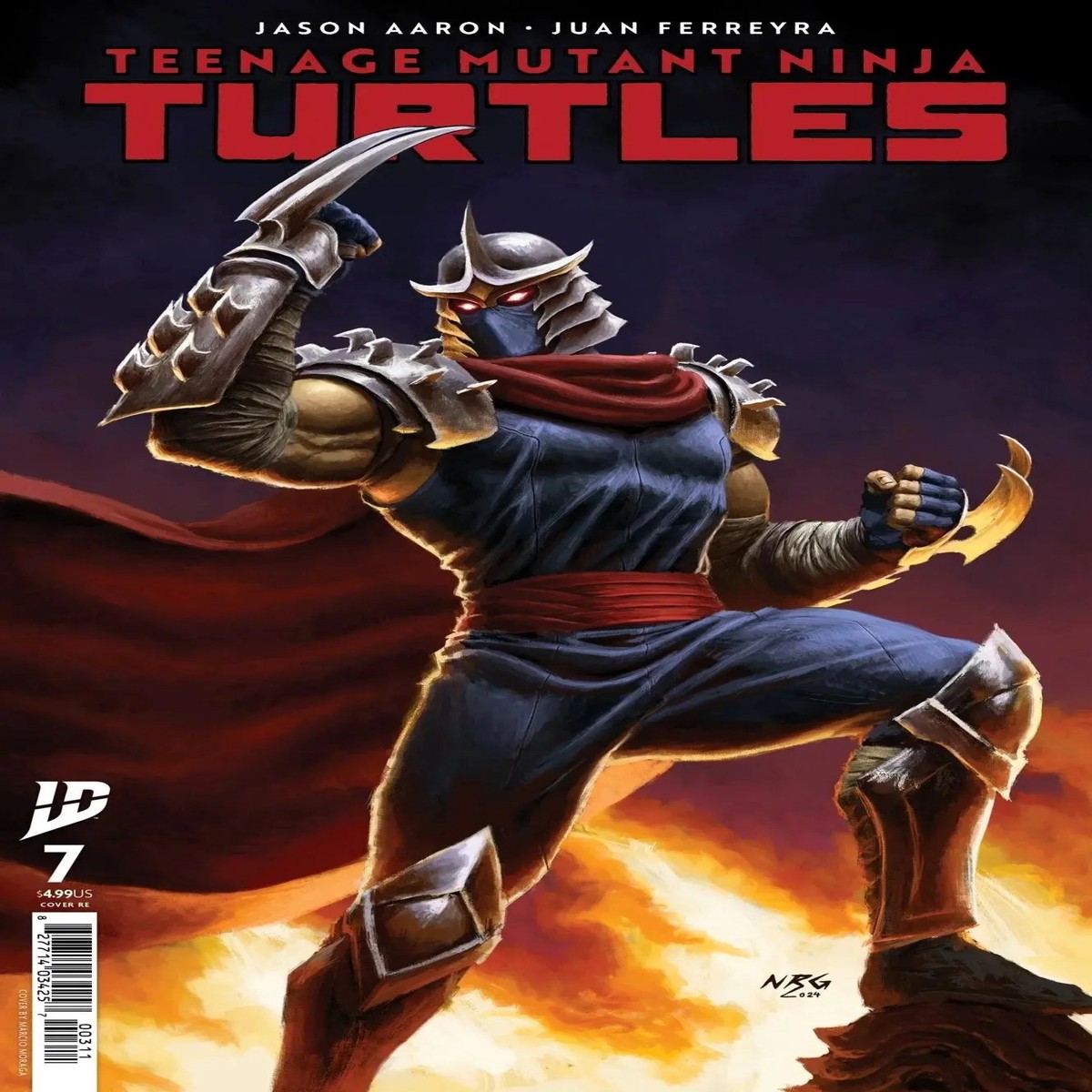 Teenage Mutant Ninja Turtles #7 East Coast Comics Exclusive NRG Variant