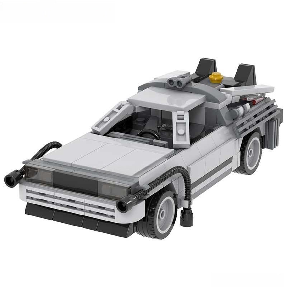 Back to the Future DeLorean Time Machine Minifigure Set