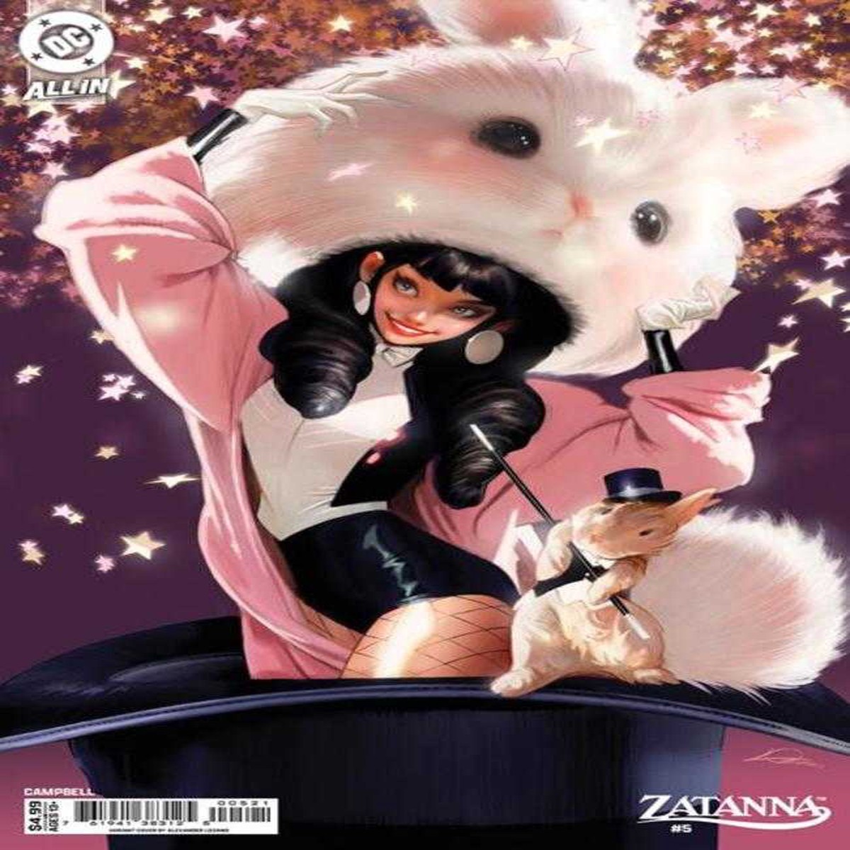 Zatanna #5 (Of 6) Cover B Alexander Lozano Card Stock Variant