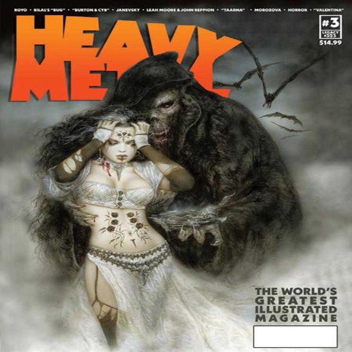 Heavy Metal Magazine #3 Cover A Luis Royo (Mature)