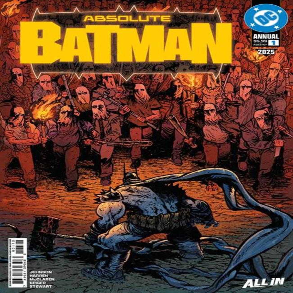 Absolute Batman 2025 Annual #1 (One Shot) 2nd Print Cover A Daniel Warren Johnson