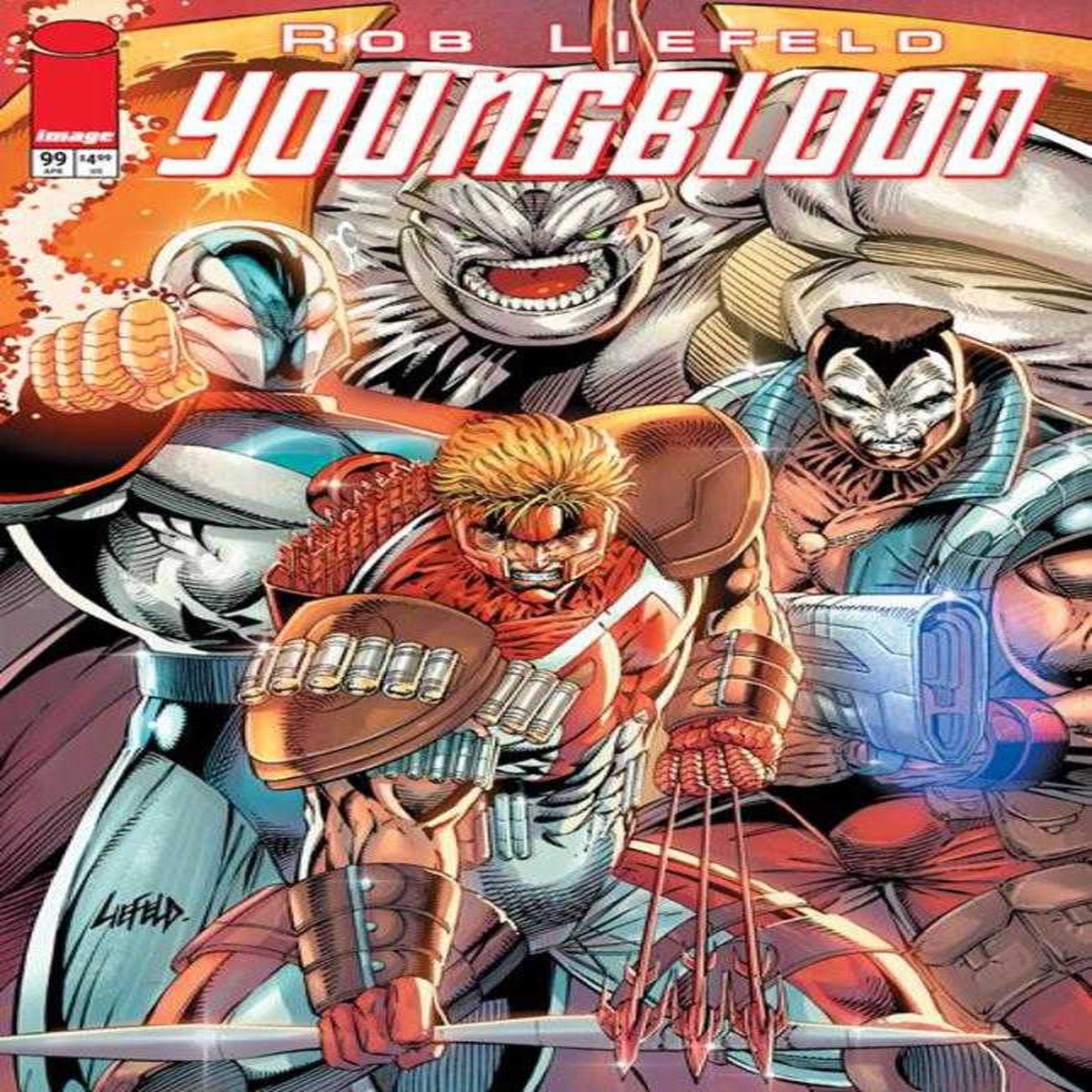 Youngblood #5 Cover F Rob Liefeld Legacy Edition Variant (Mature)