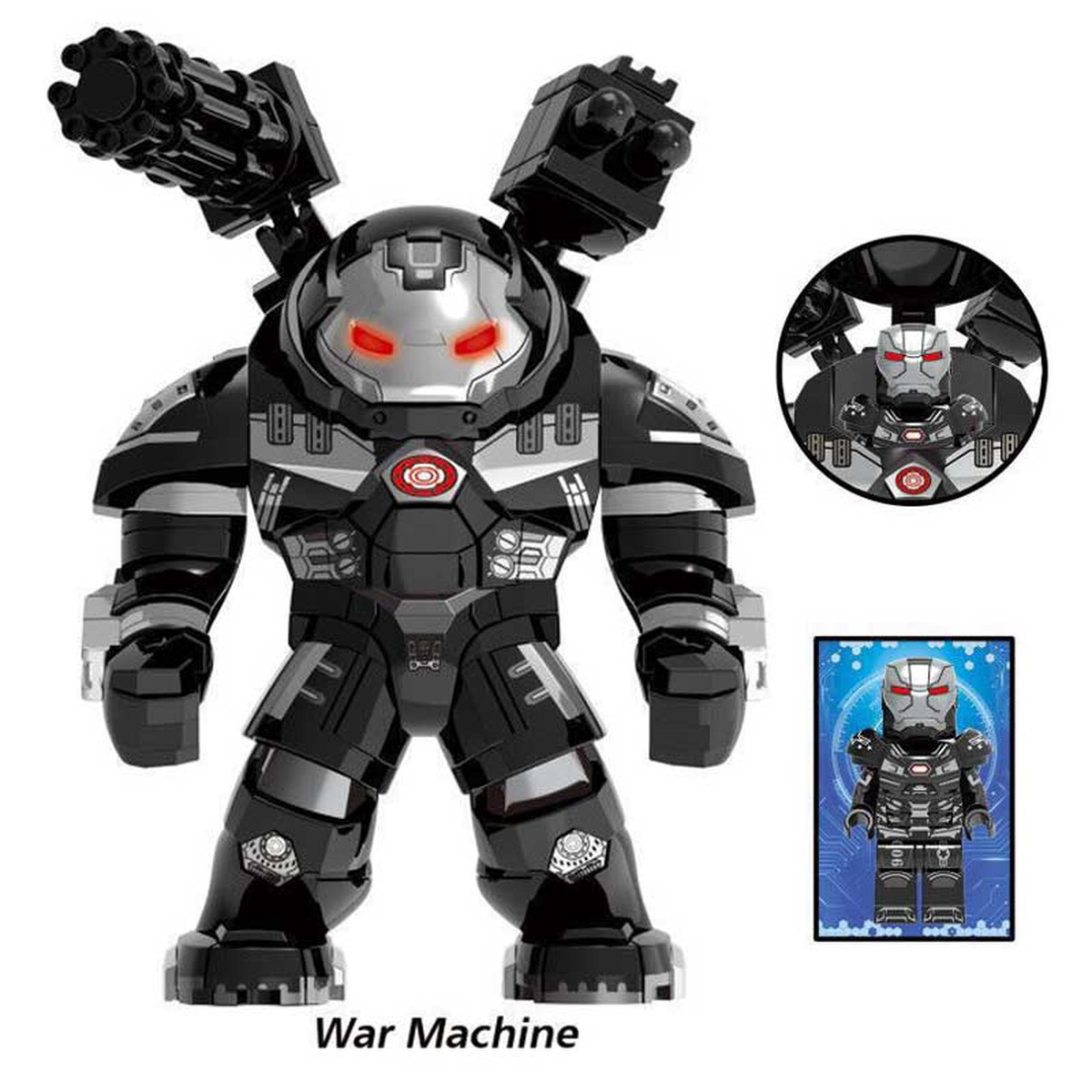 War Machine Hulkbuster Big Figure LEGO Compatible Marvel Minifigure