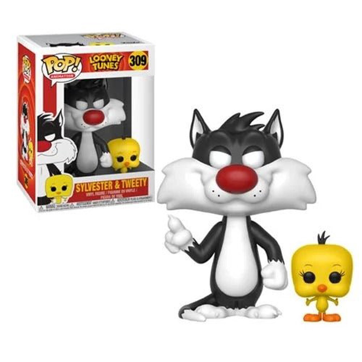 Funko Pop! 309 Animation – Looney Tunes – Sylvester & Tweety Vinyl Figure