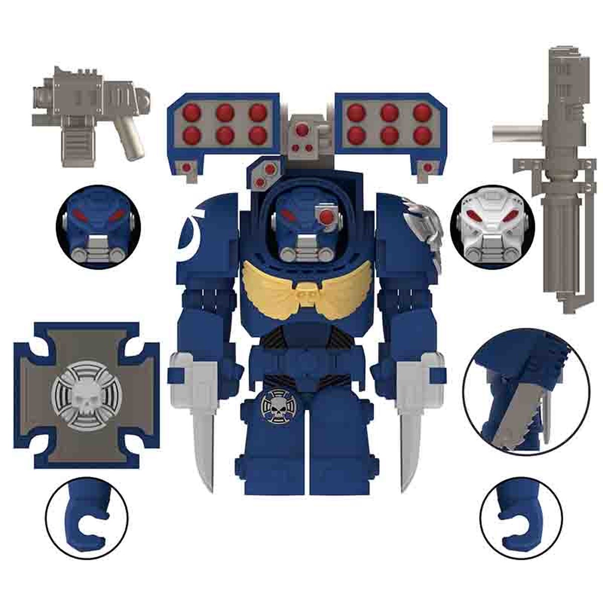 Warhammer 40,000 Ultramarines Terminator Big Minifigure