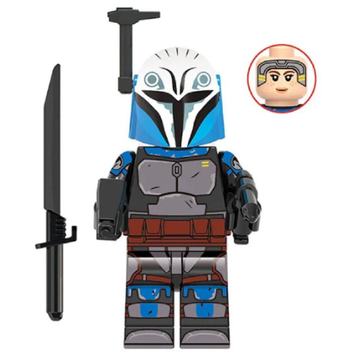 Bo Katan Kryze mandalorian Star Wars Lego Compatible Minifigure 2