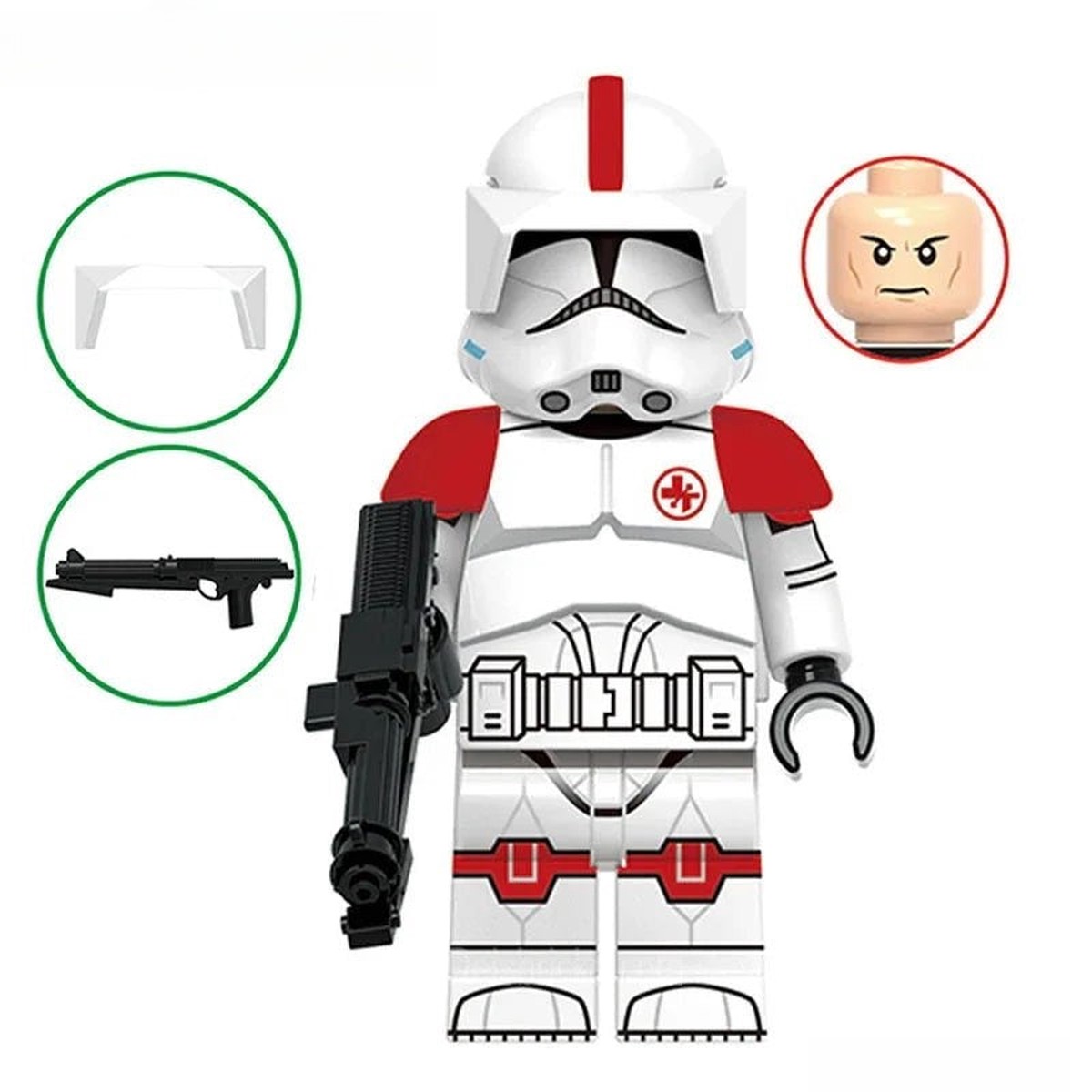 Clone Trooper Medic Star Wars Minifigure Toy