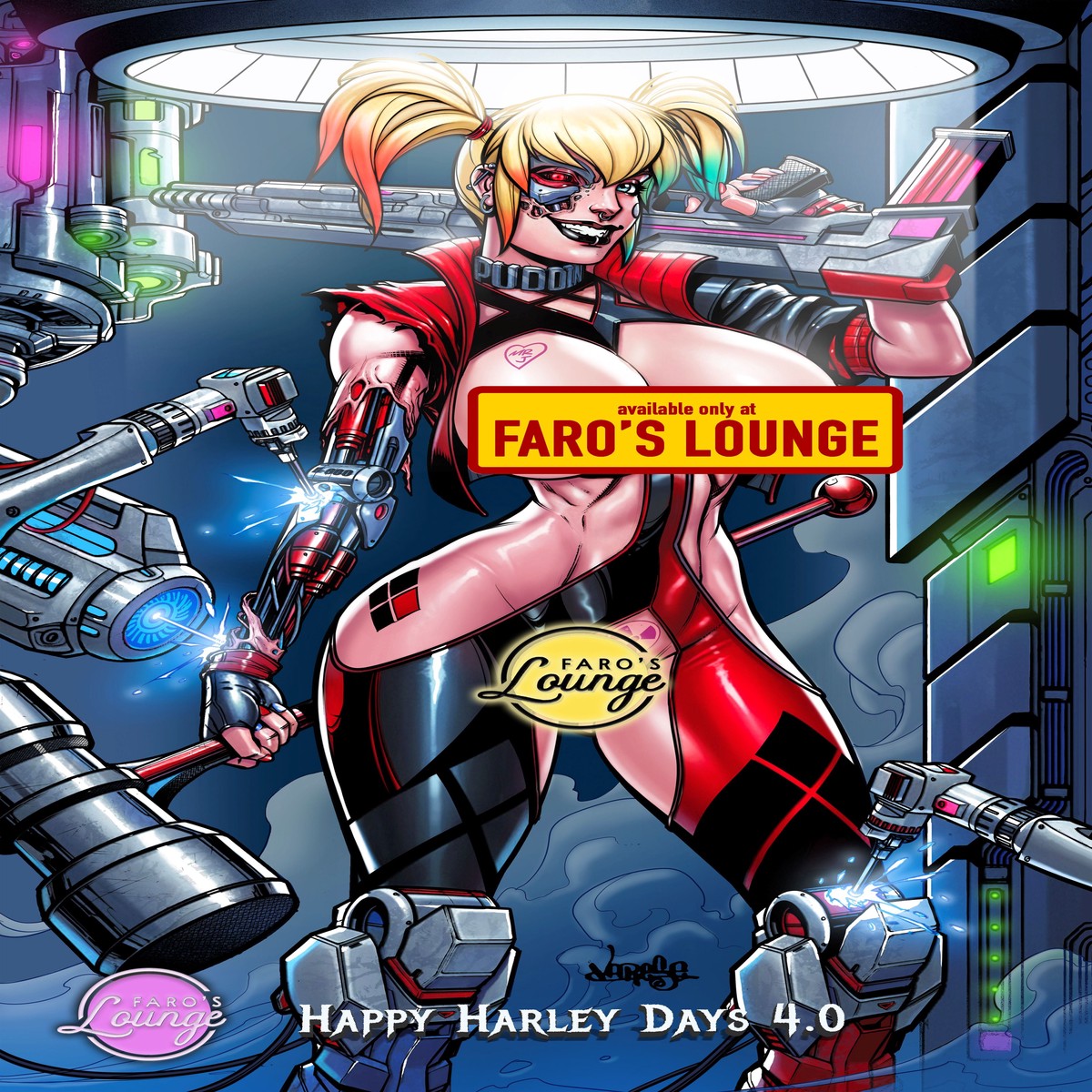 Happy Harley Days #4 Harley Quinn Commissions Collection | Mature Art Book | Faro's Lounge