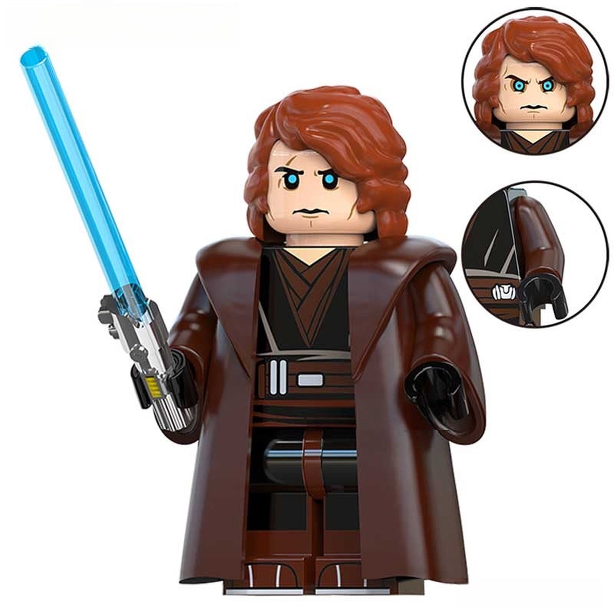 Anakin Skywalker Lego Star Wars Minifigures custom Toys 8
