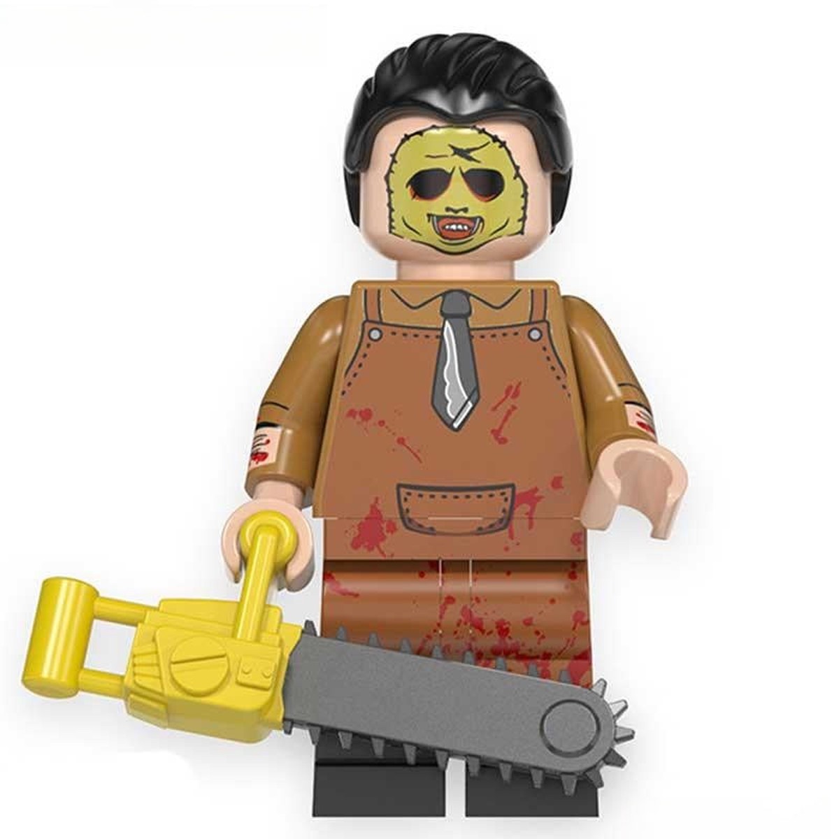 Leatherface Texas Chainsaw massacre Minifigure Custom Horror Toys 1
