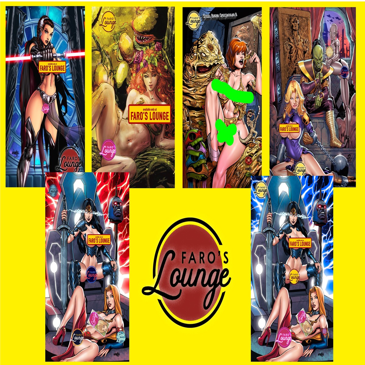 Slave Leia Steel Bikini Spectacular Complete Collection Bundle | Faro's Lounge