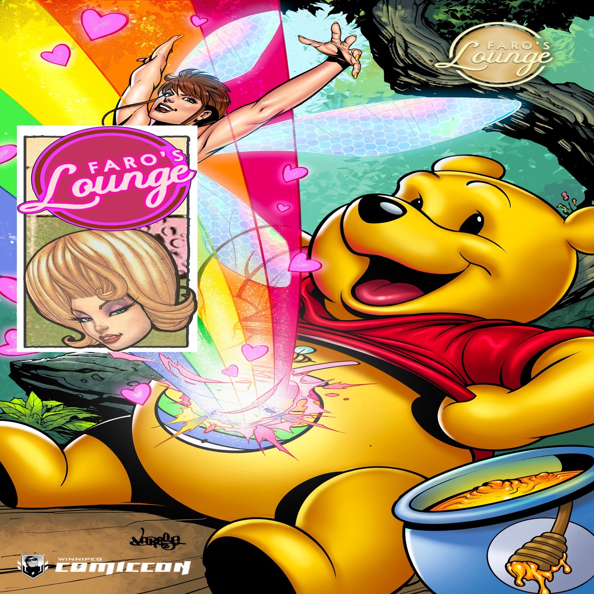 Winnipeg Comic Con LTD All Natural Wasp: Alien Hybrid Rainbow Care Bear Variant | Faro's Lounge