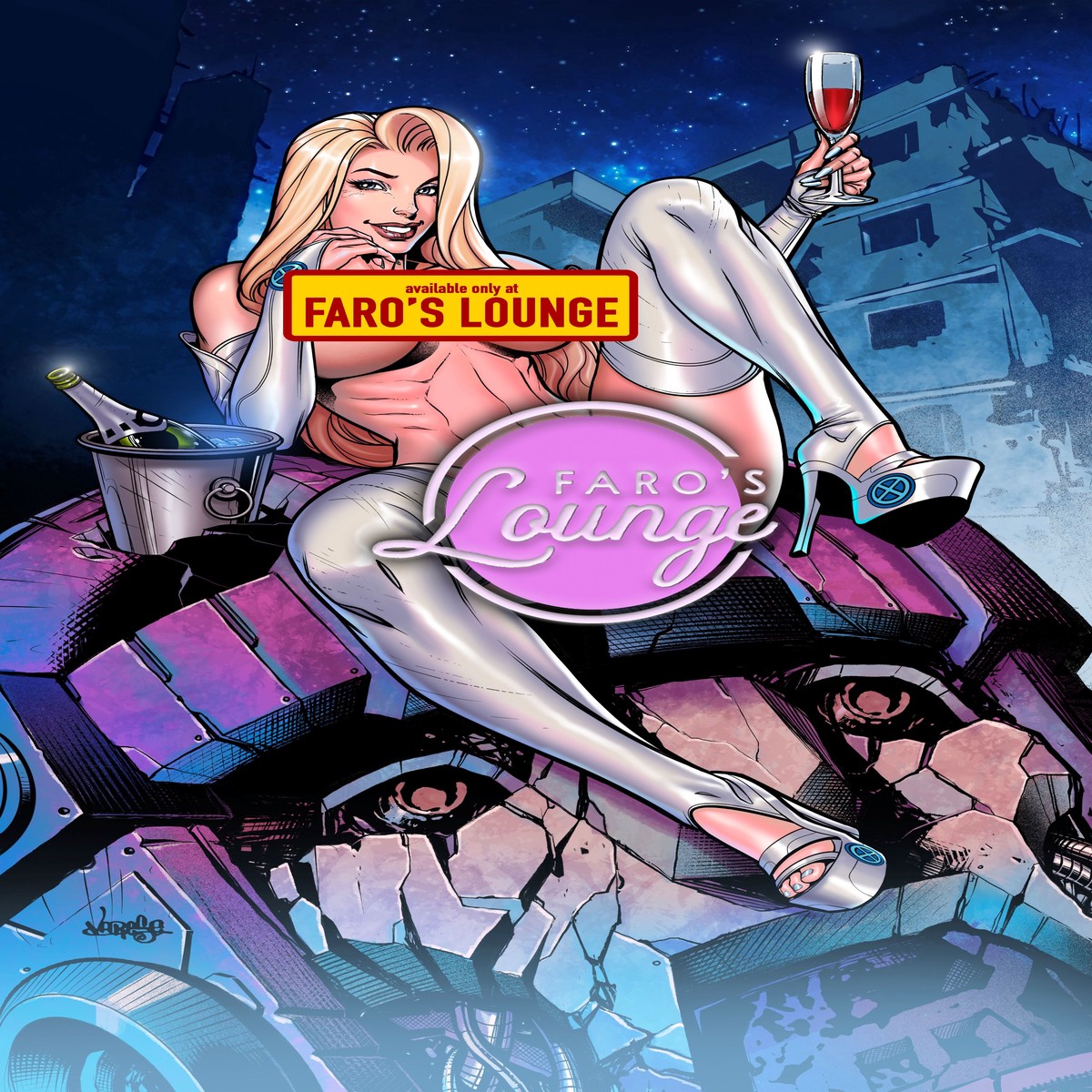 Slave Leia Steel Bikini Spectacular #4 Emma Frost All Natural LTD Variant | Faro's Lounge