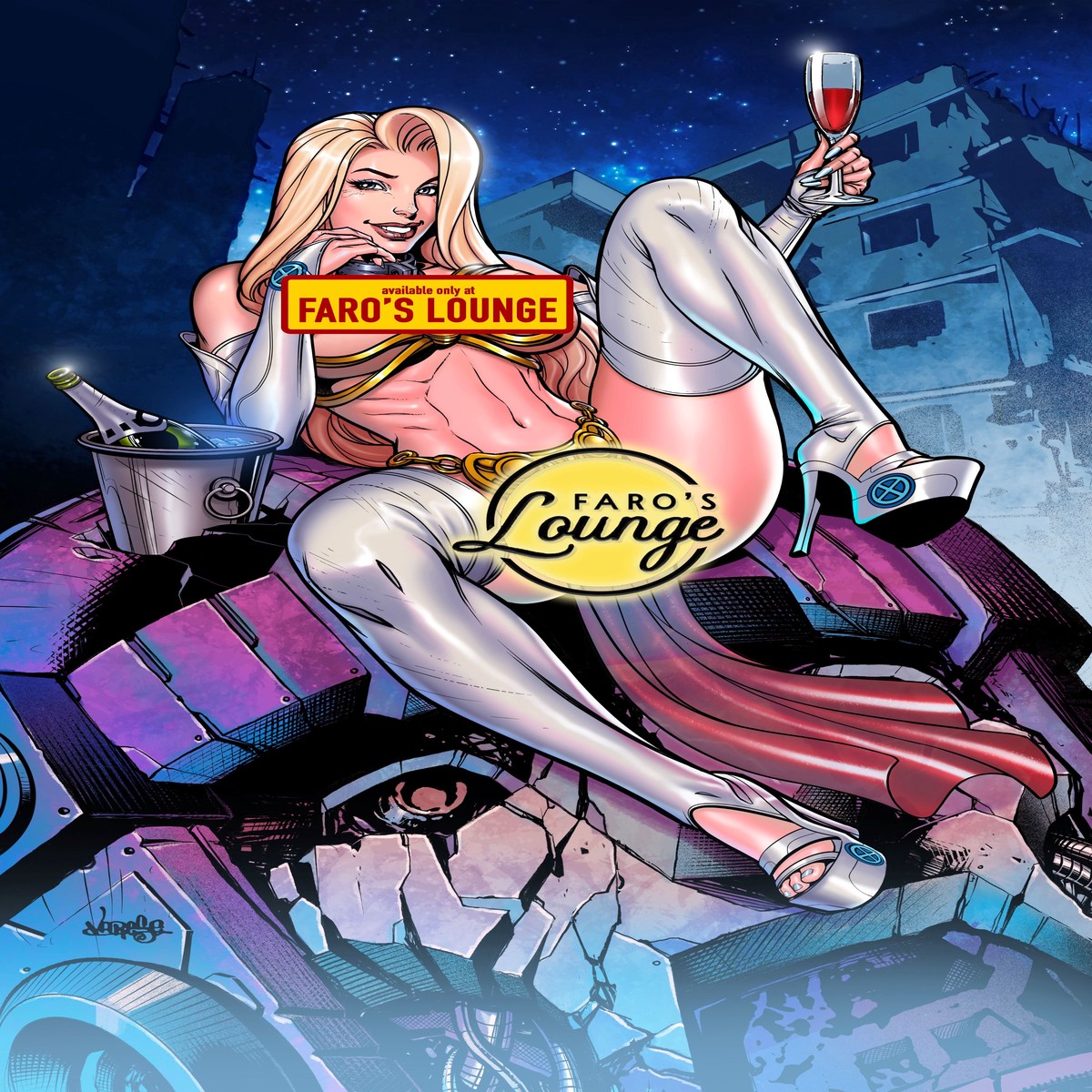 Slave Leia Steel Bikini Spectacular #4 Slave Emma Mature Cover | Faro's Lounge
