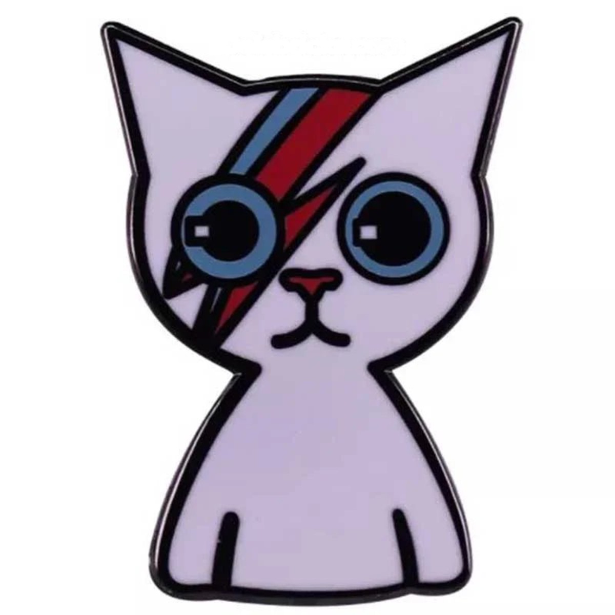 Ziggy Stardust Kitty David Bowie Enamel Pins small, durable, high quality accessories