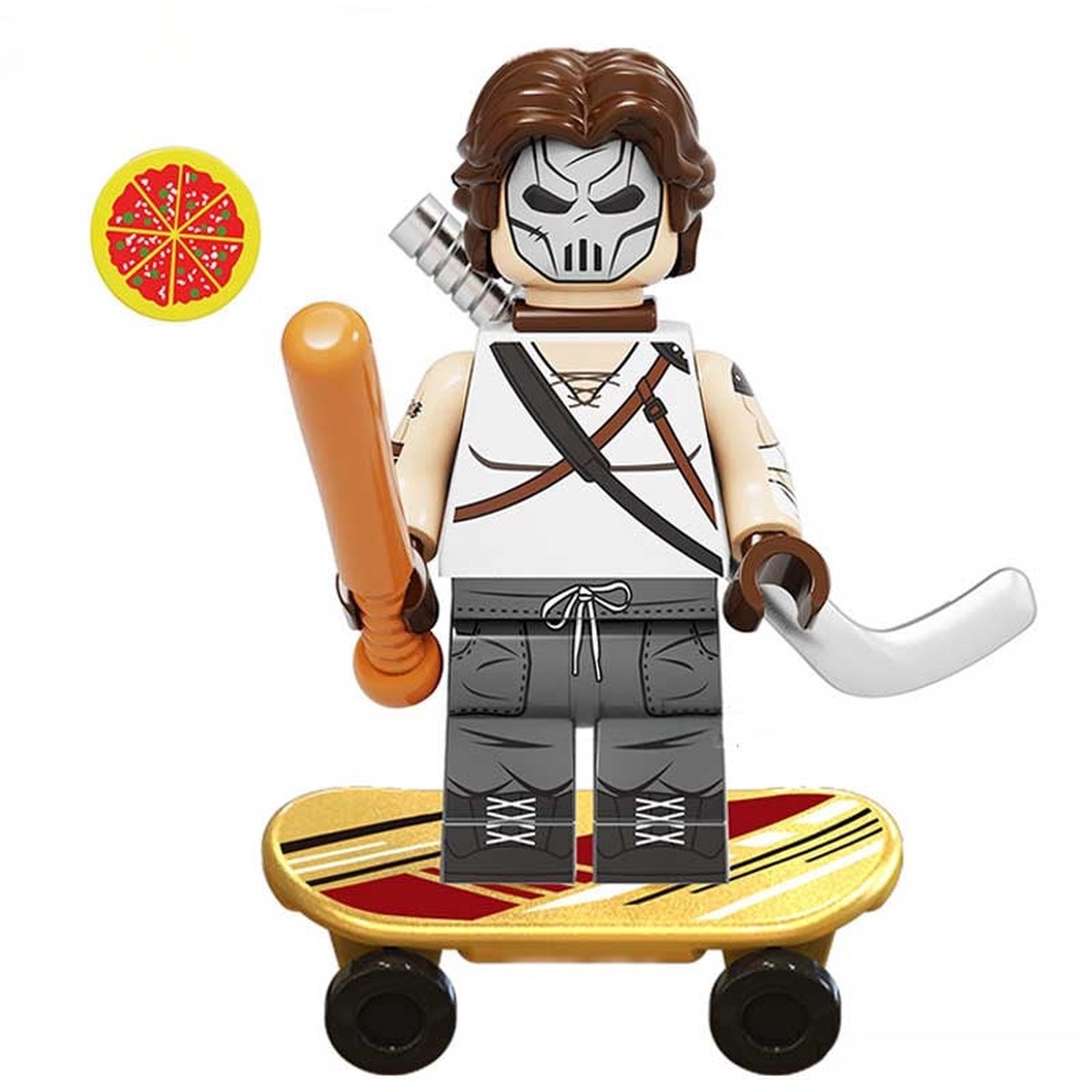 Casey Jones Teenage Mutant Ninja Turtles LEGO-Compatible Minifigure Custom TMNT Figure