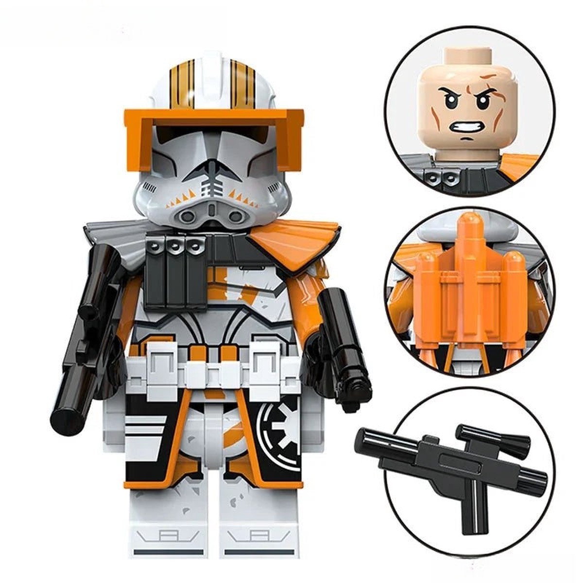 Commander Cody Star Wars Minifigure Toy 2