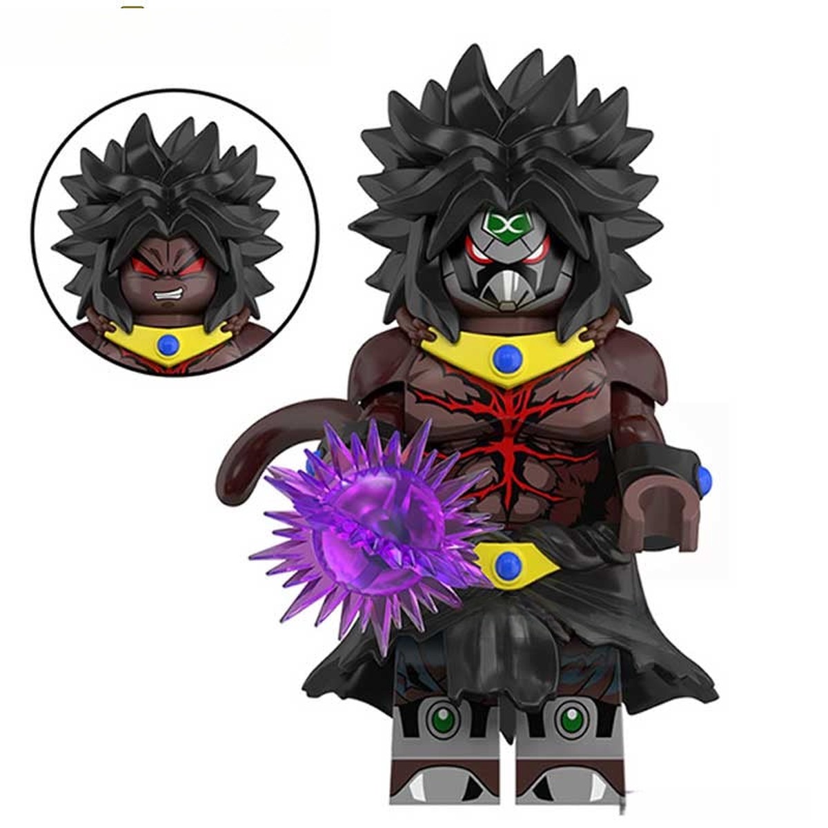 Dark Broly Dragon Ball Z Super Minifigure Best Custom Anime Toys