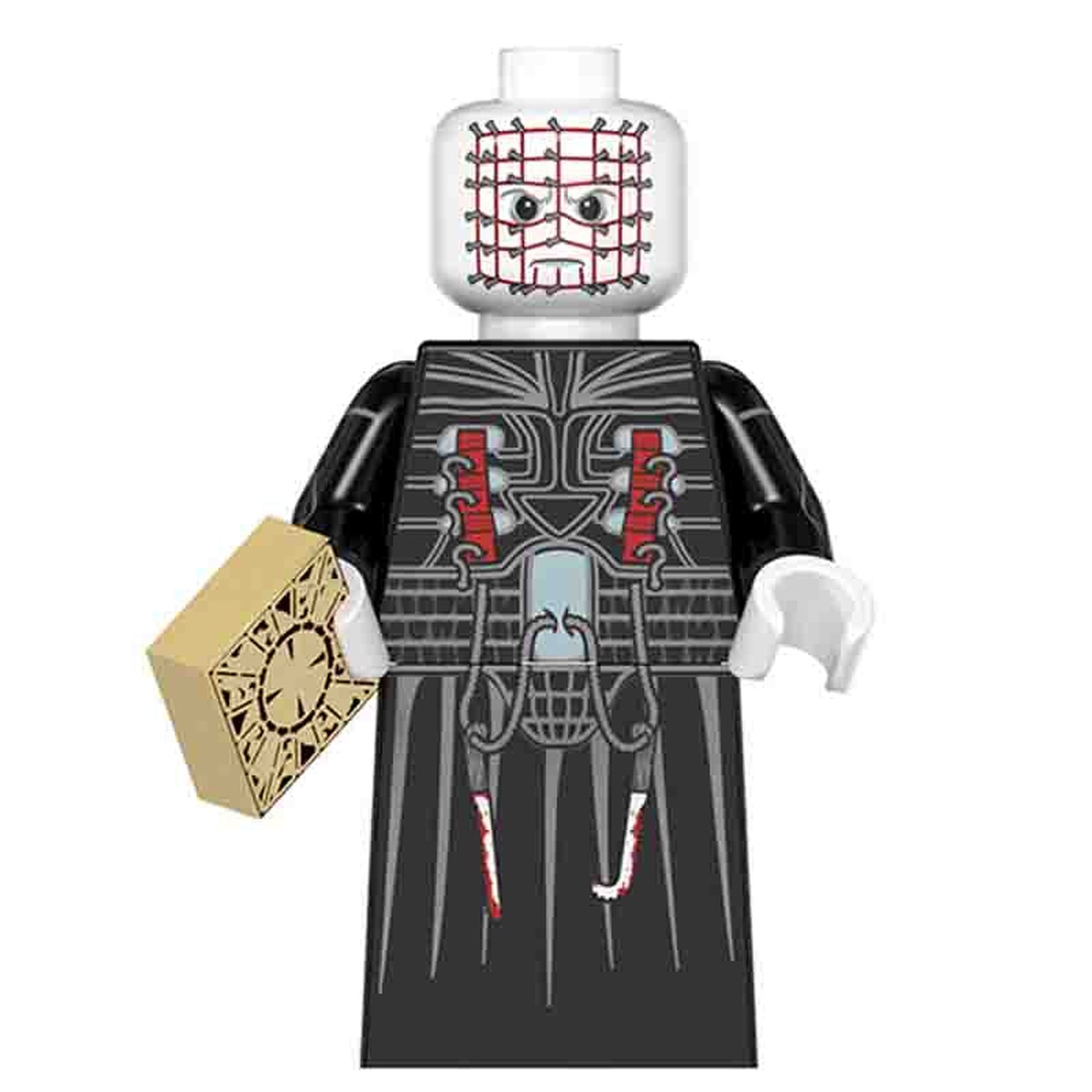 Pinhead from Hellraiser Minifigure Custom Horror Toys