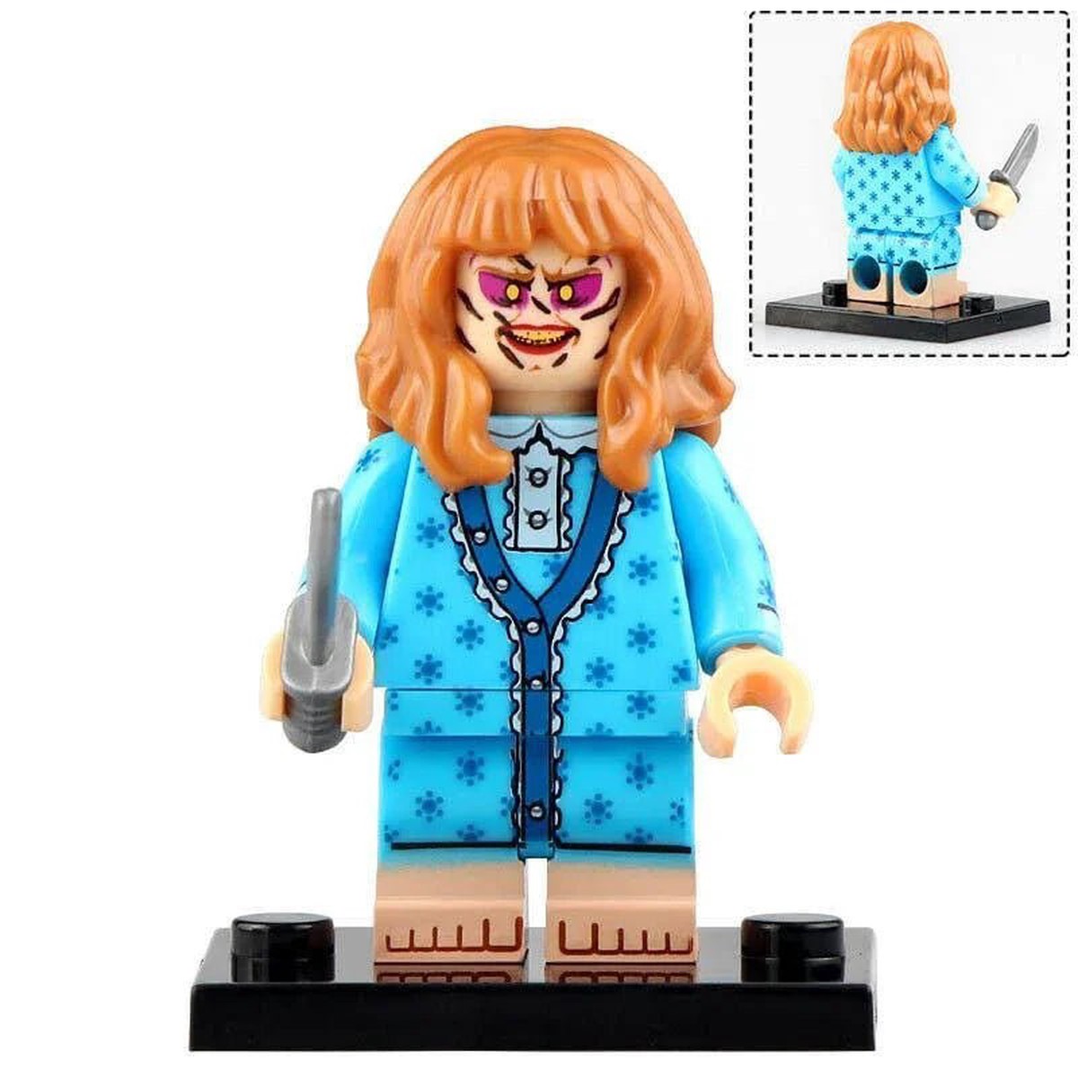 Regan The exorcist Minifigure Custom Horror Toys