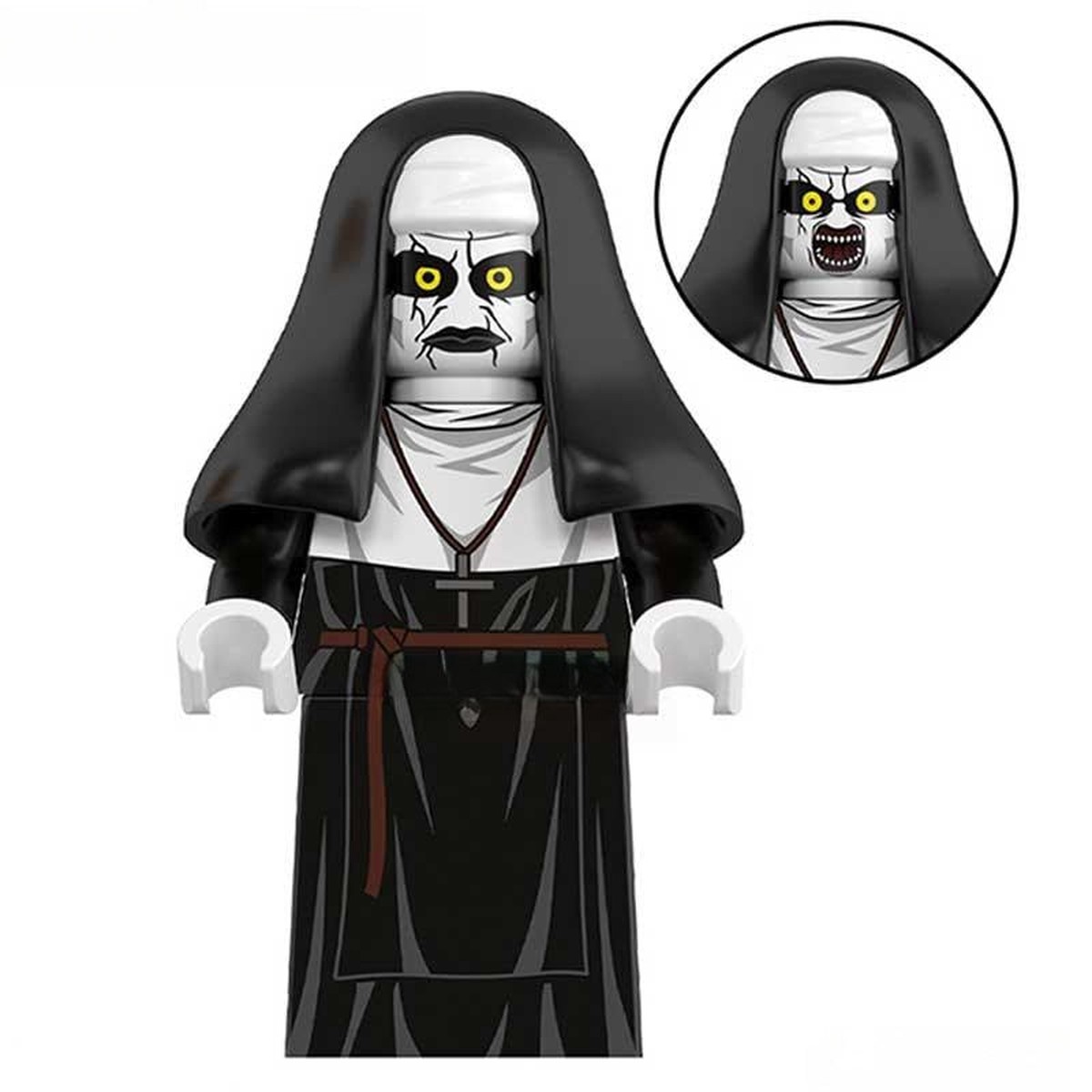 The Nun Valak Lego Horror Movie Minifigures Custom Toys 1