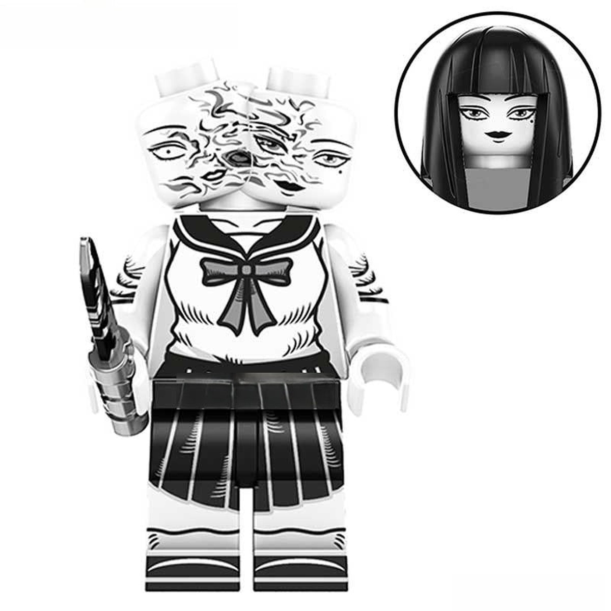 Tomie Junji Ito Lego Horror Movie Minifigures Custom Toys 2
