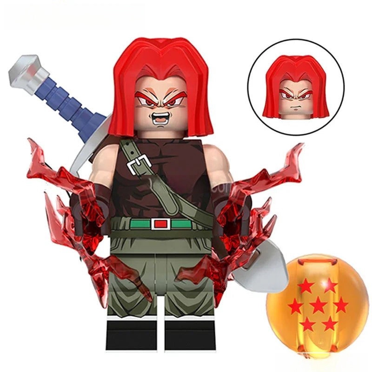 Xeno Trunks Dragon Ball Z Best Minifigure Custom Anime Toys 3
