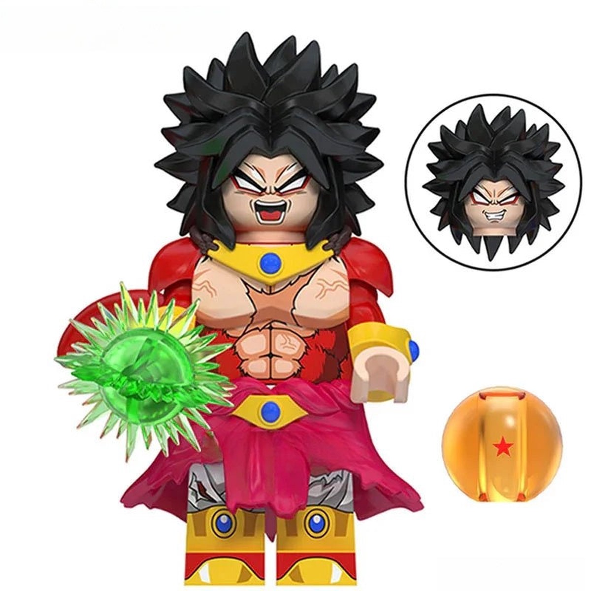 Broly Dragon Ball Z Super Minifigure Anime Custom Toys 2