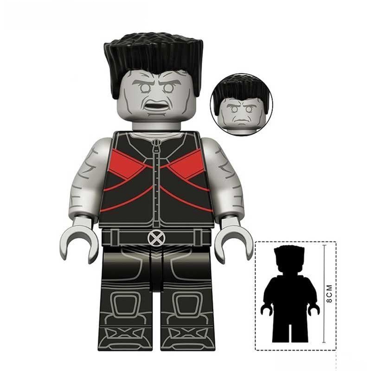 Colossus Big Size X-Men Wolverine & Deadpool Lego Marvel Minifigures Custom Toys