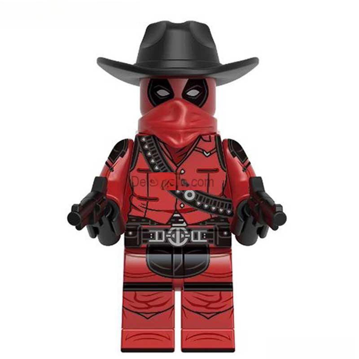 Cowboy deadpool from Deadpool & Wolverine Movie Minifigure Toy 2