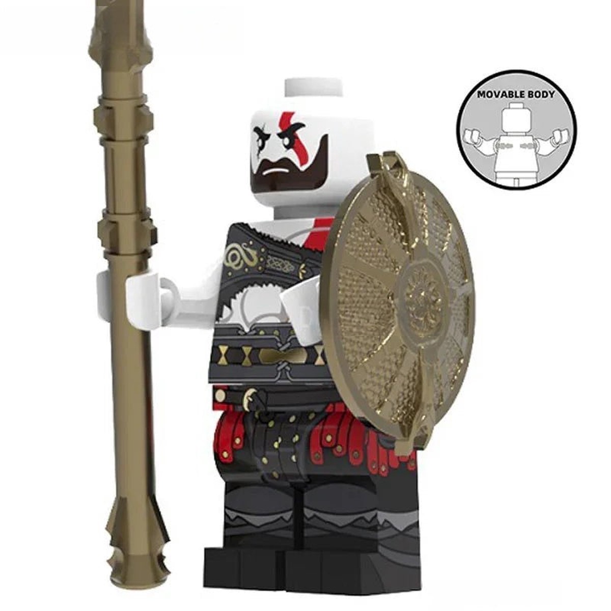 Kratos God of War Minifigure Best custom toys 2
