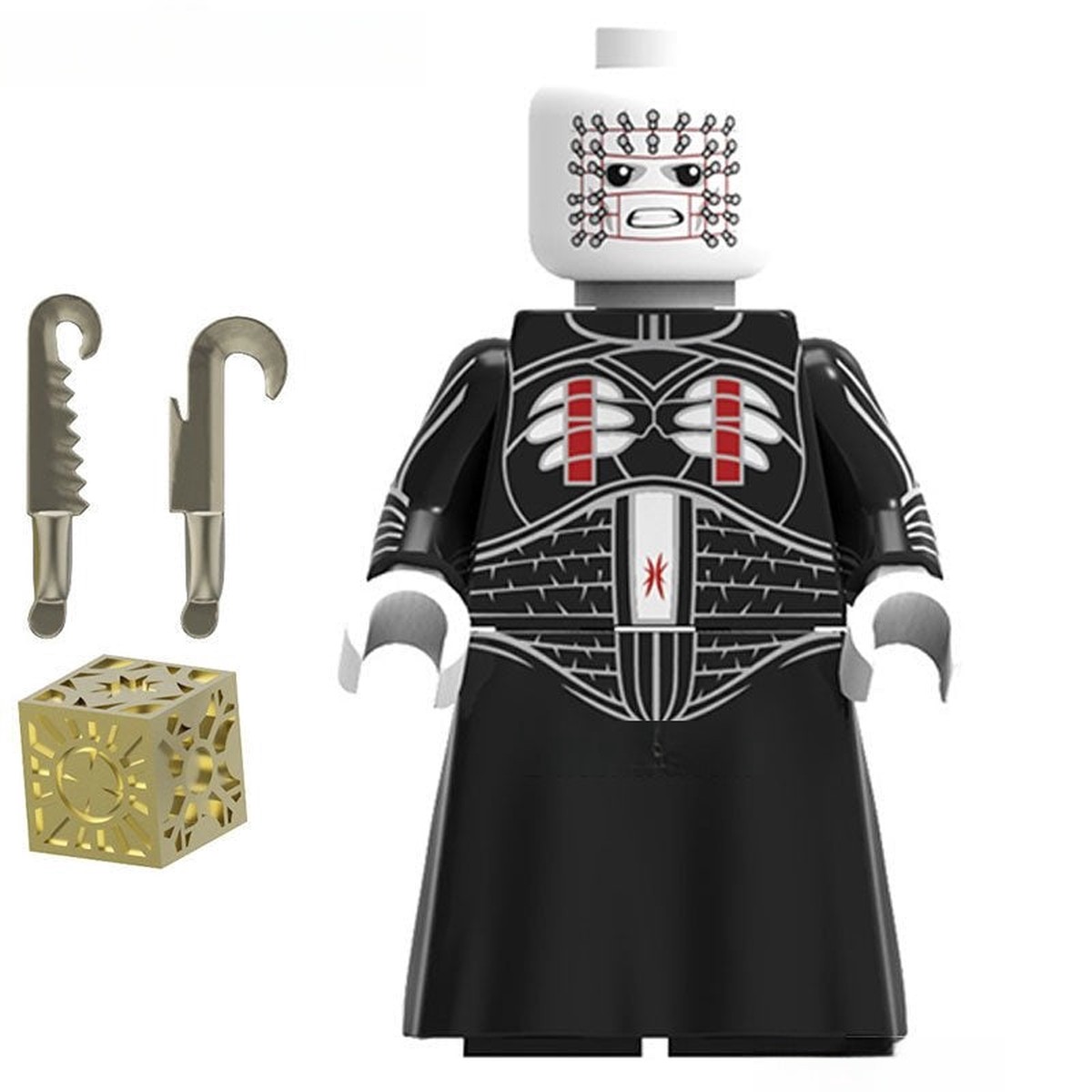 Pinhead Cenobite from Hellraiser Minifigure Custom Horror Toys