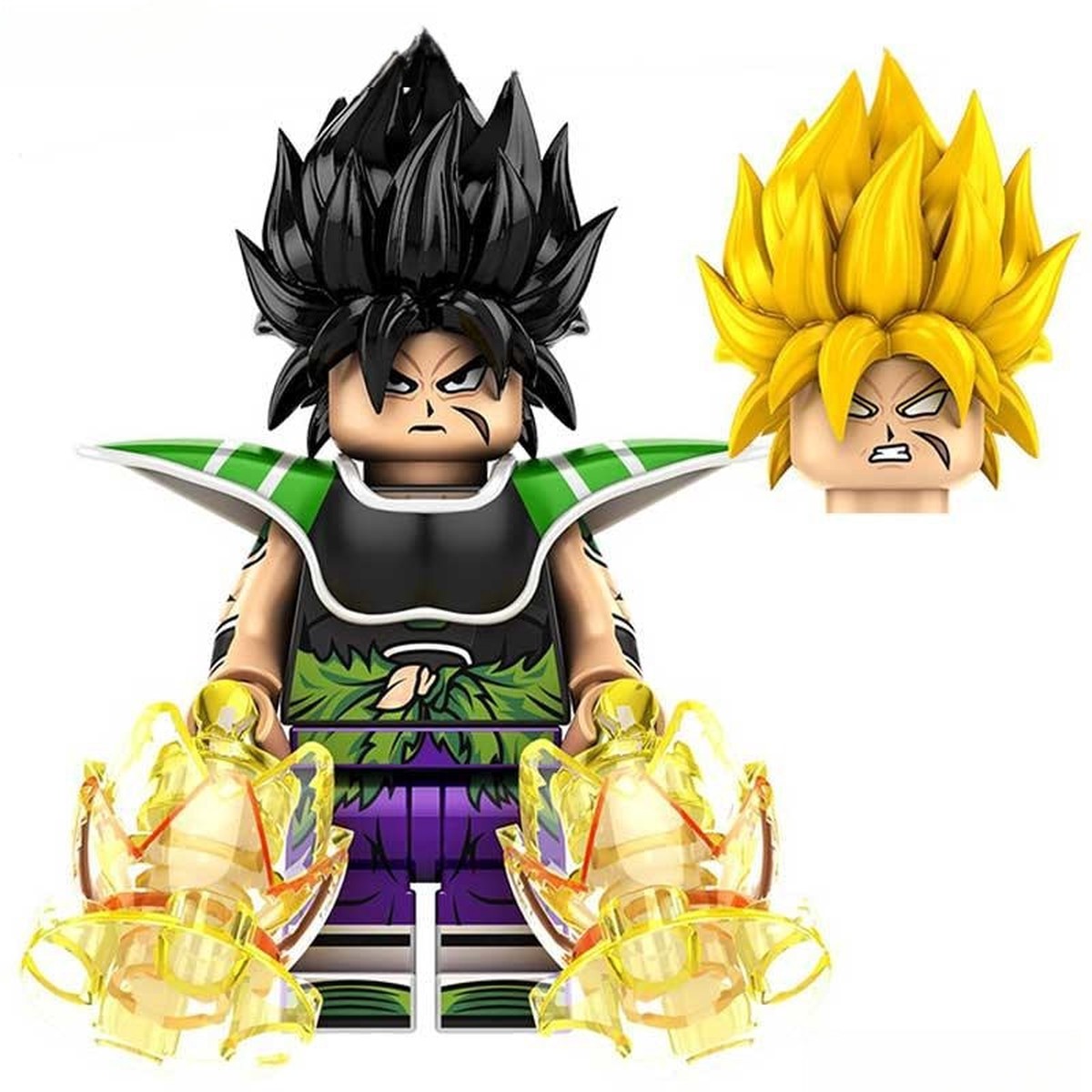 Broly Dragon Ball Z Super Minifigure Anime Custom Toys 3