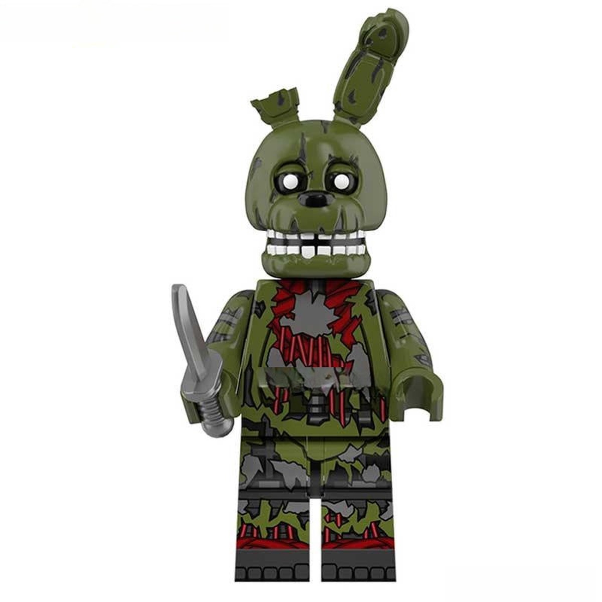 Five Nights At Freddys Springtrap Minifigure Toy