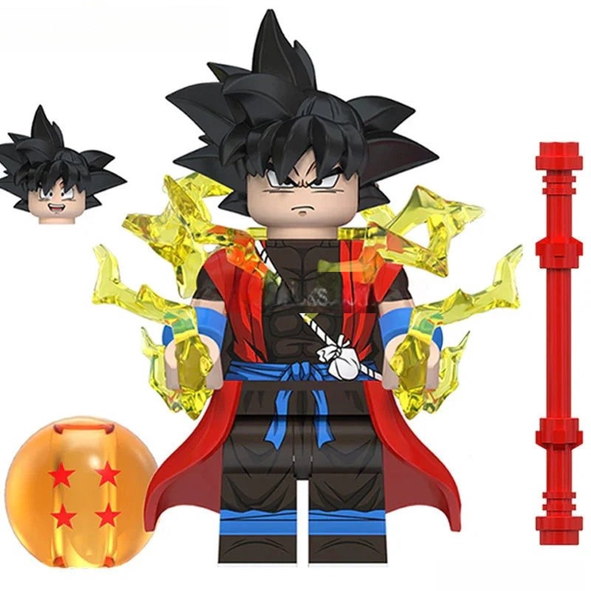 Xeno Goku Dragon Ball Z Best Minifigure | Custom Anime Toy Collectibles G-22