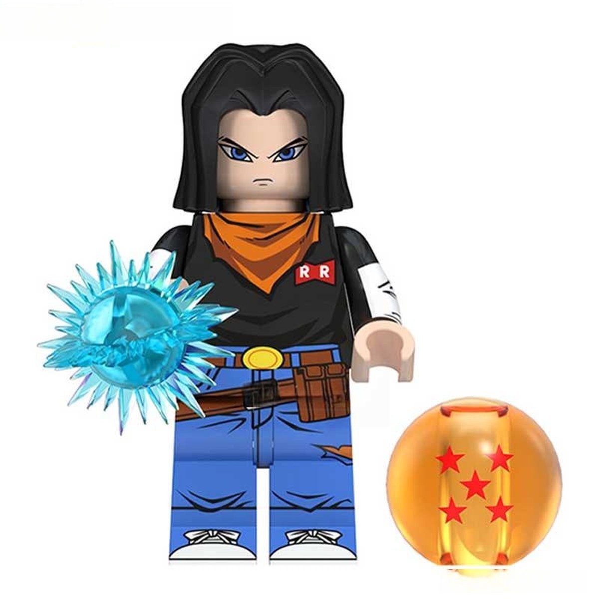 Android 17 Dragon Ball Z Super Minifigure Anime Custom Toys