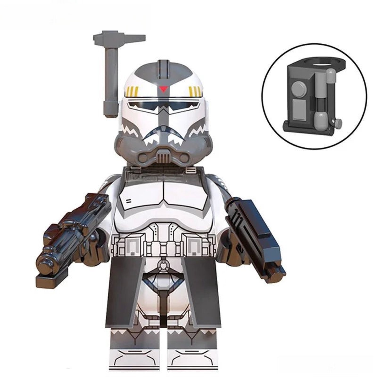 Commander Wolffe Clone trooper Lego Star Wars Minifigures Custom Toys 1
