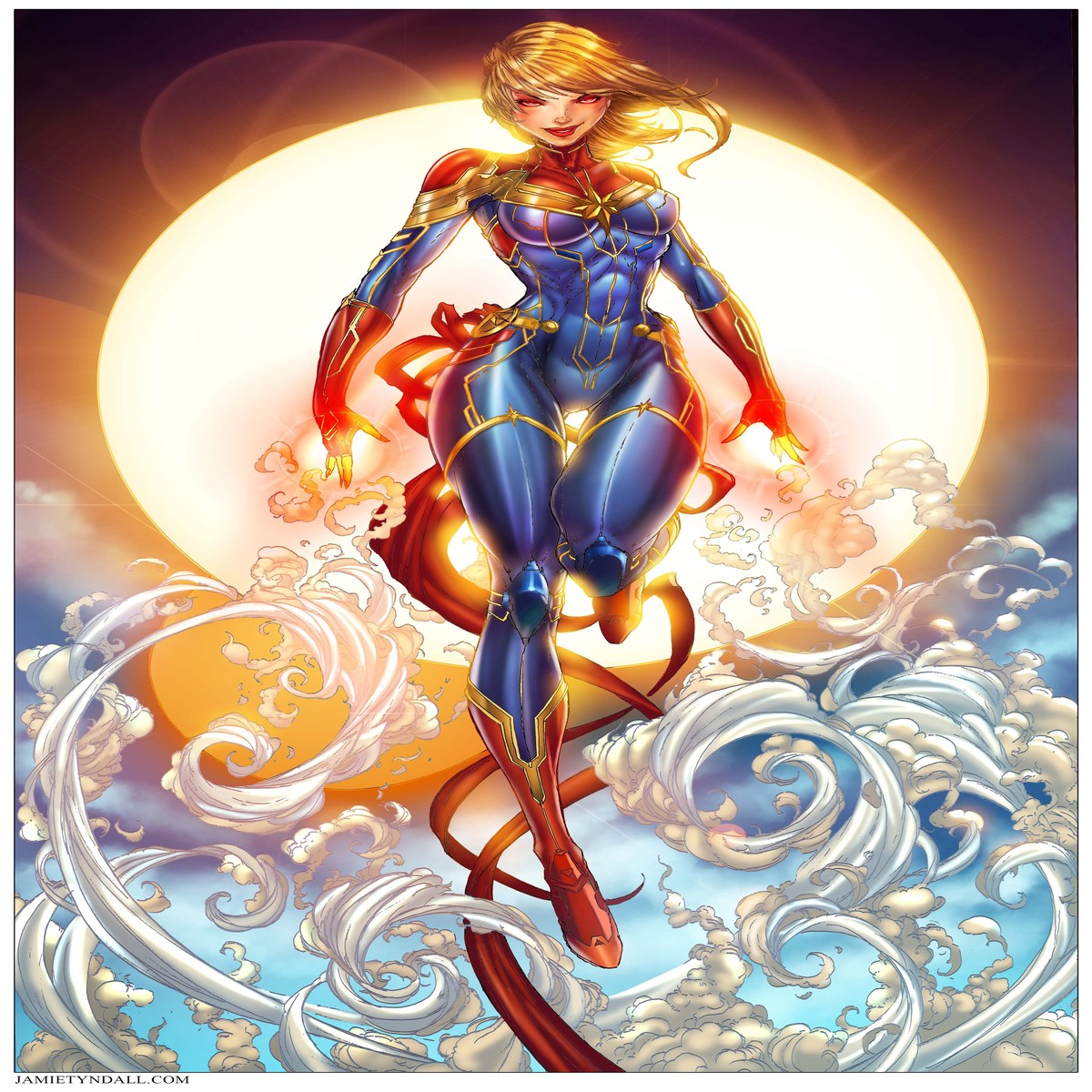 Captain Marvel Print