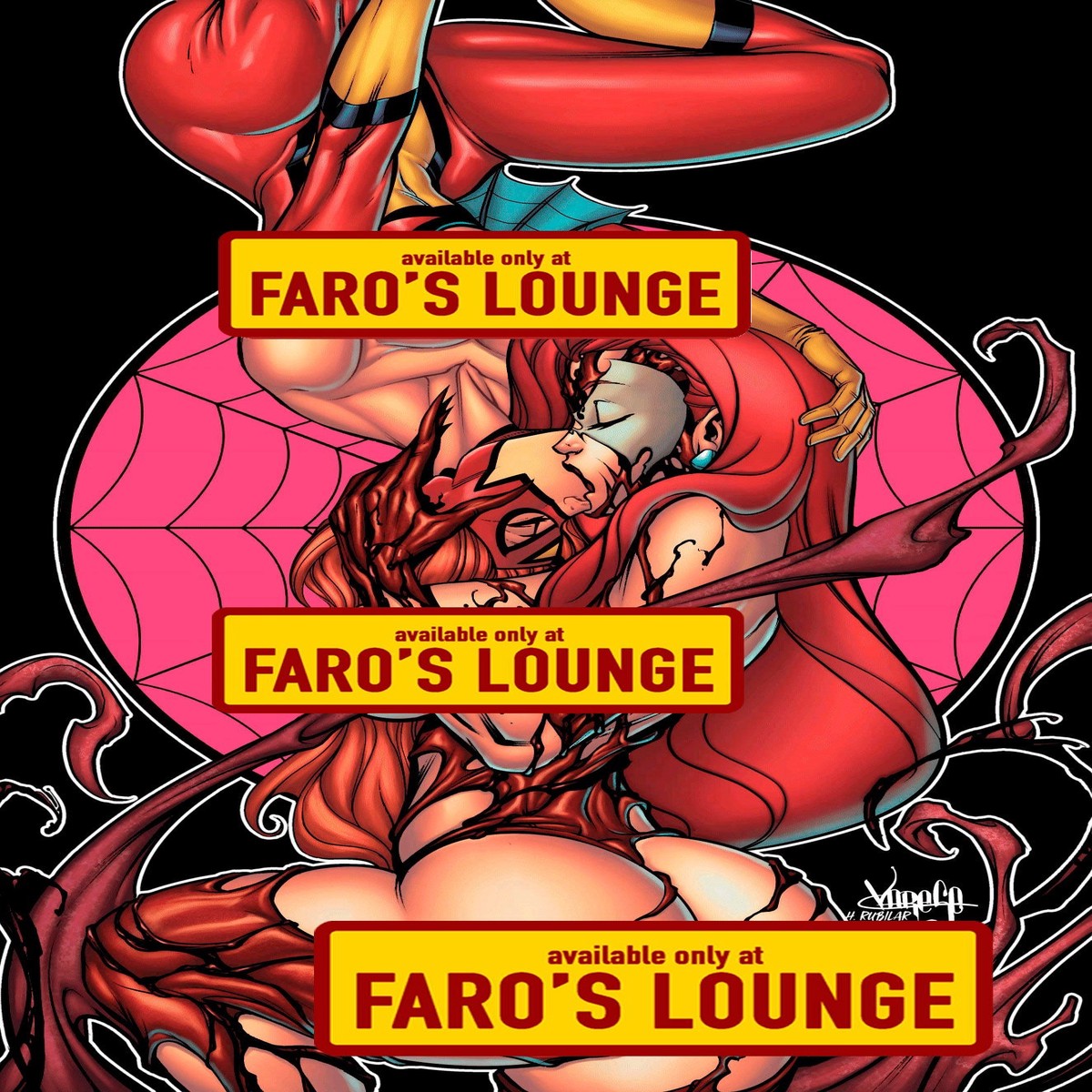 Faro's Rubi Reds Jessica Rabbit & Kiss of the Spider-Woman (Mature Art Book)