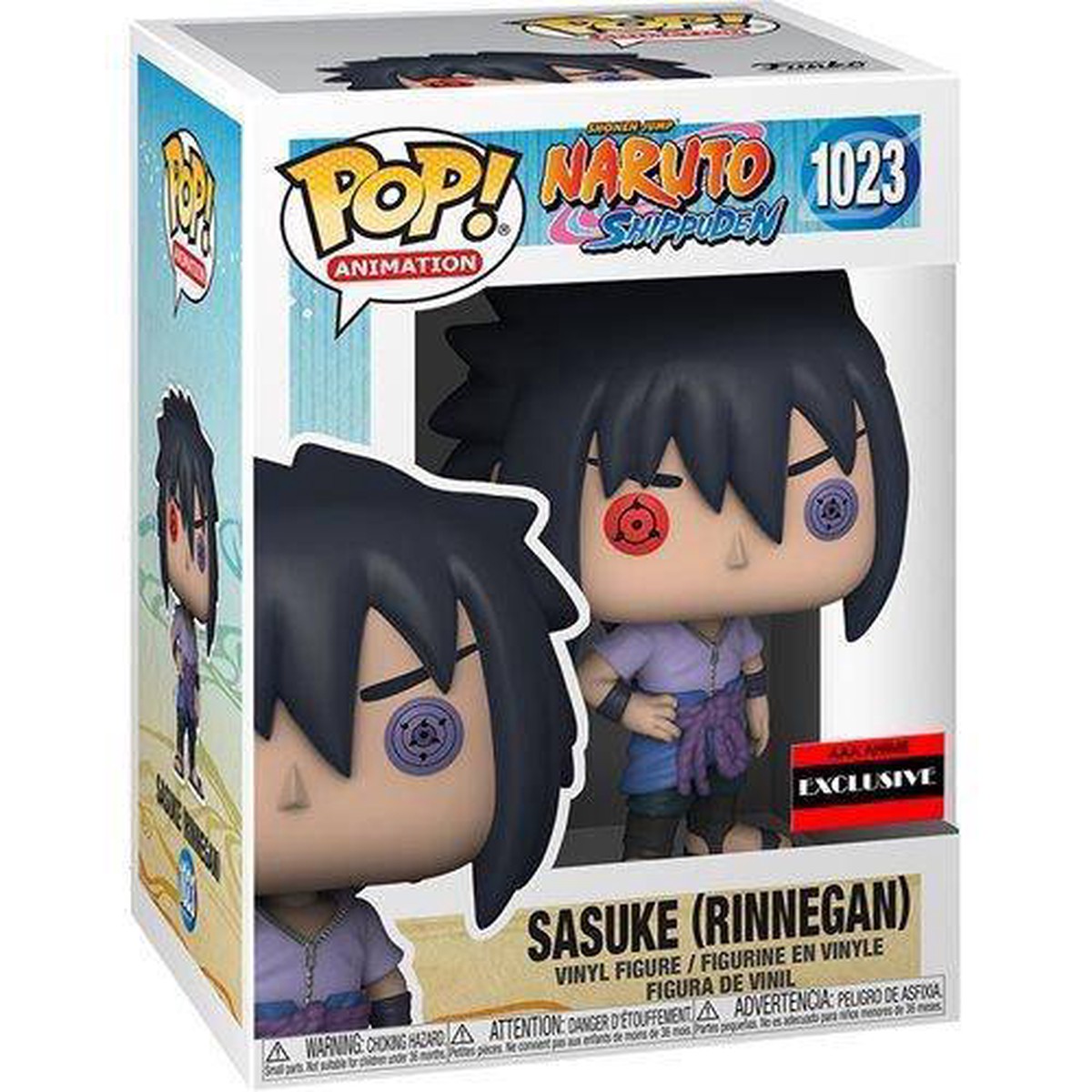 Funko Pop! 1023 Animation - Naruto: Shippuden - Sasuke (Rinnegan) Vinyl Figure - AAA Exclusive