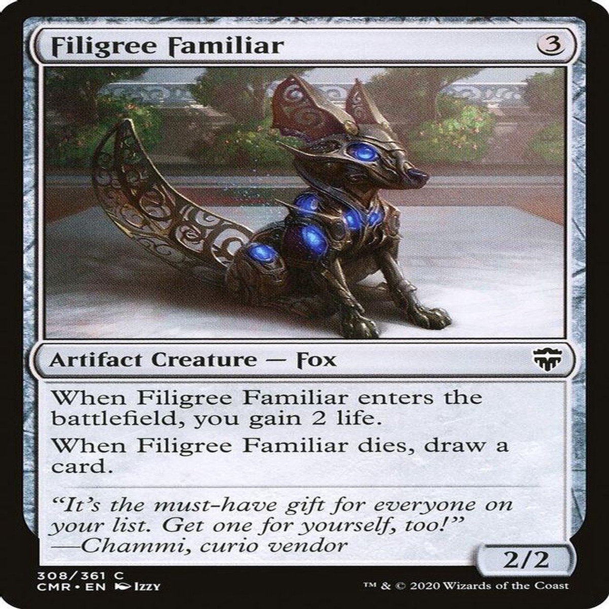 Filigree Familiar | 308 | Commander Legends