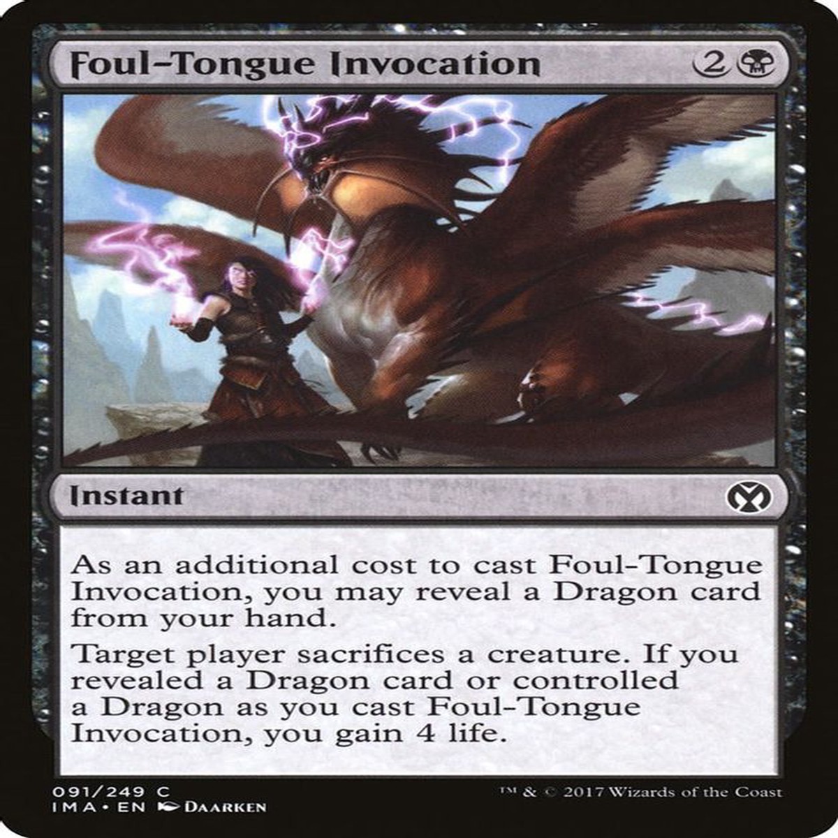 Foul-Tongue Invocation | 91 | Iconic Masters