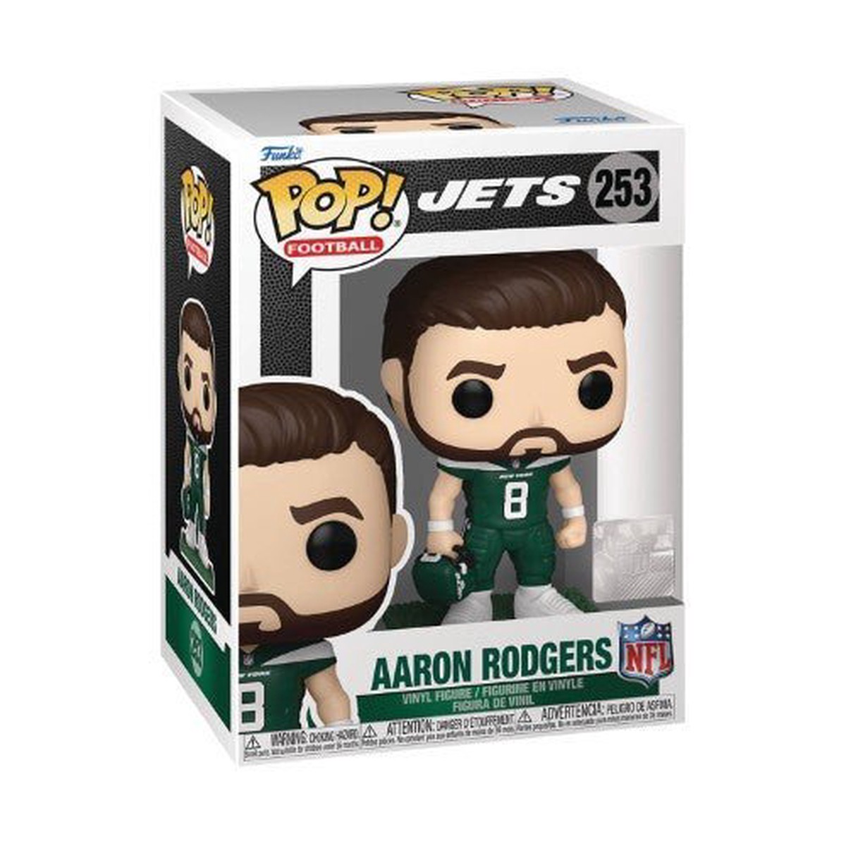 Funko Pop! 253 - NFL - Jets Aaron Rodgers Vinyl Figure