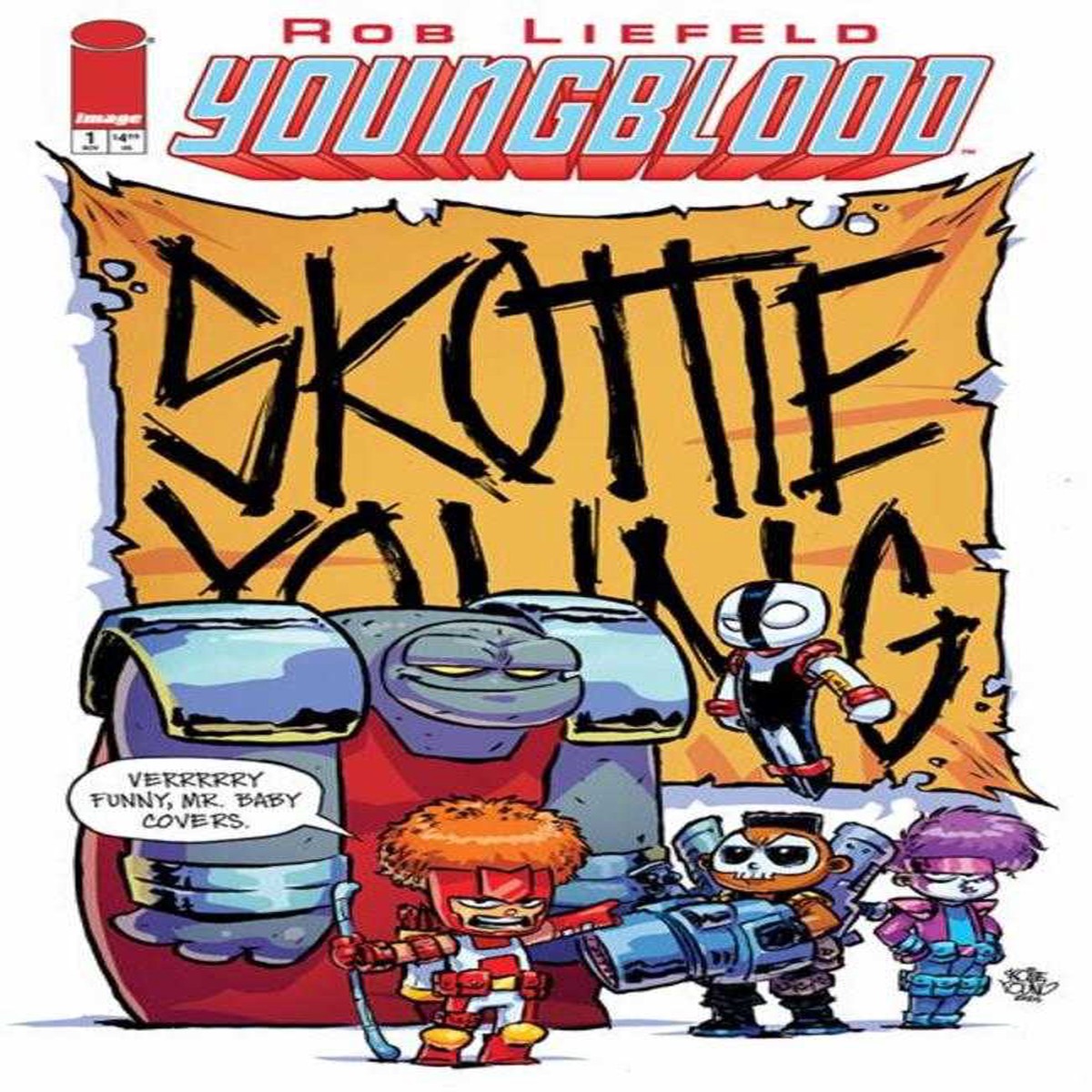 Youngblood #1 (2025) Cover C Skottie Young Variant