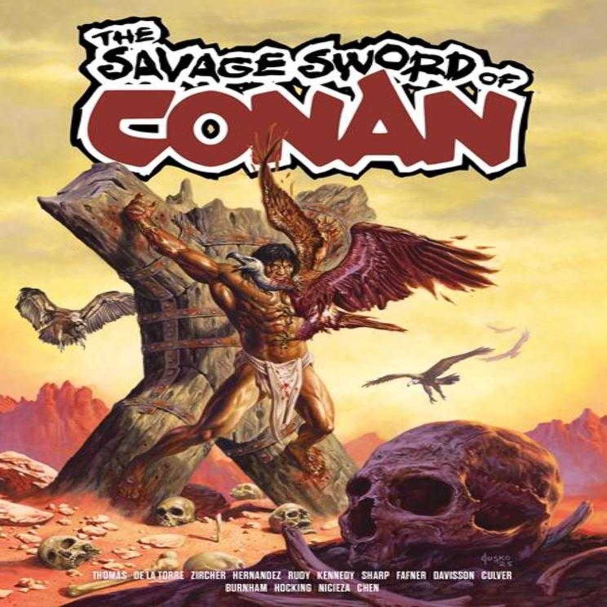Savage Sword Of Conan TPB Volume 03 Direct Market Edition Joe Jusko Cover (Mature)