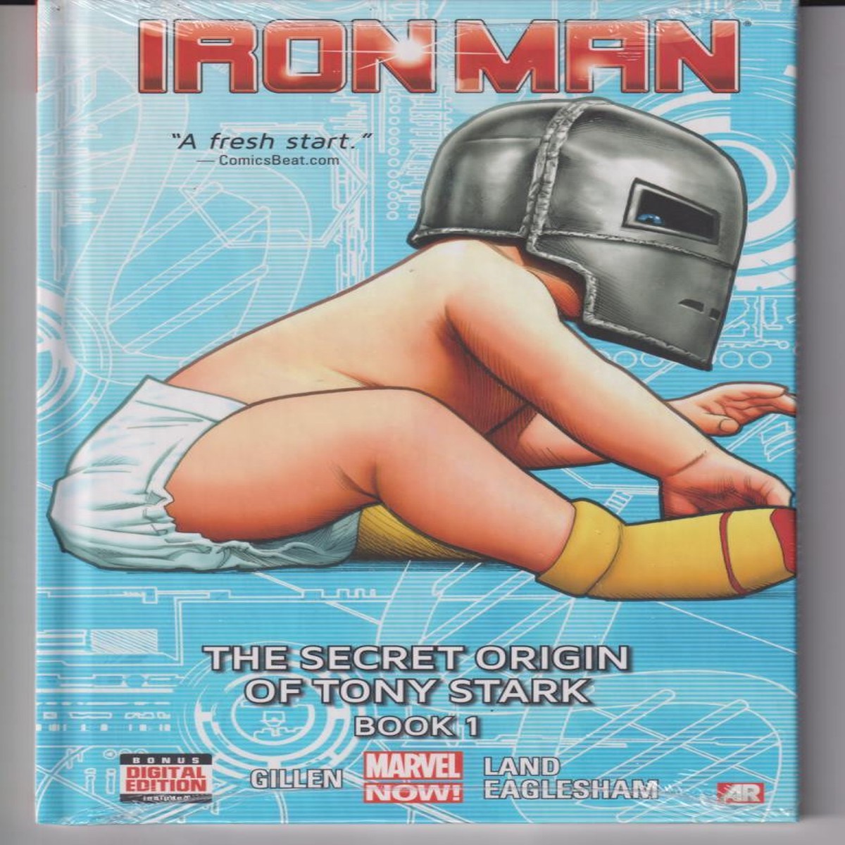 IRON MAN PREM HC VOL 02 SECRET ORIGIN OF STARK BOOK 1 "NEW UNREAD"
